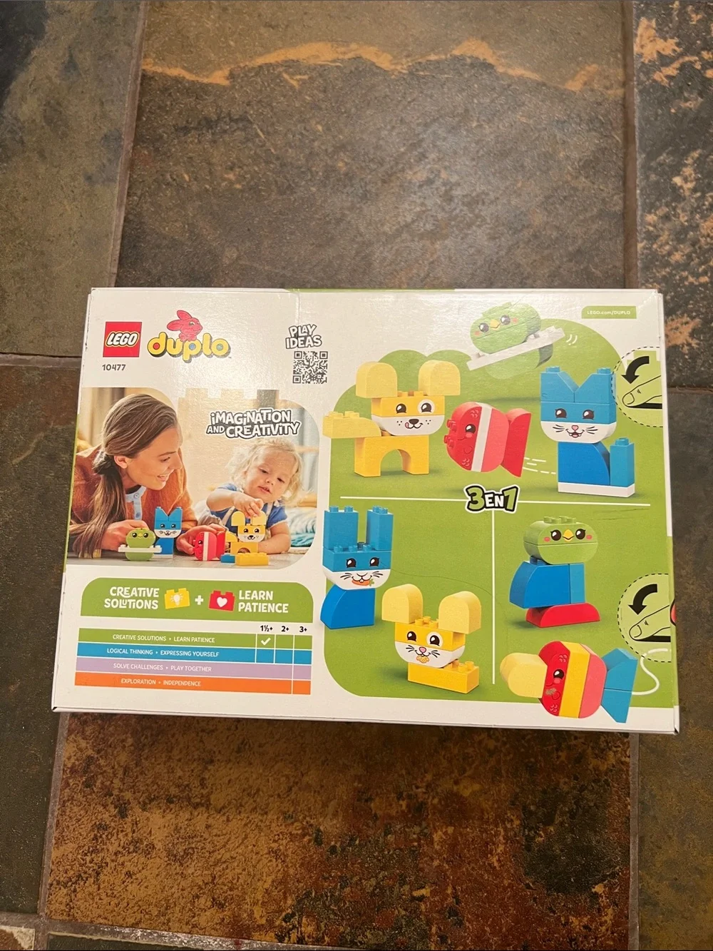 Lego Duplo 3 in 1 My First Creative Cute Pets, 10477, 24 Pieces, New